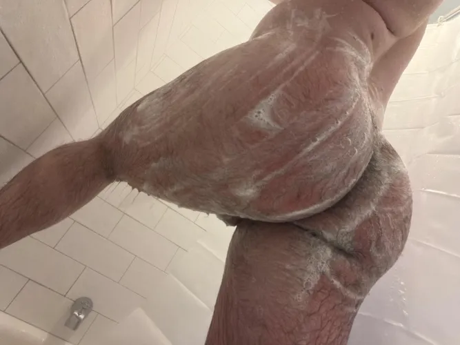 How do we feel about a soapy man ass in here?? by Living-Training-8784