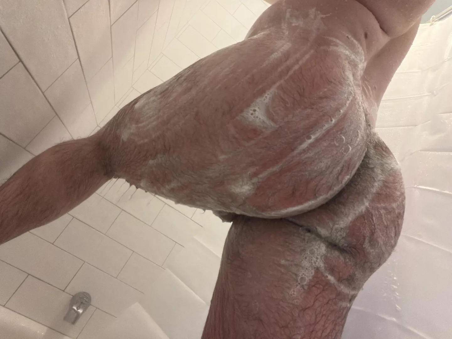 How do we feel about a soapy man ass in here?? posted by Living-Training-8784