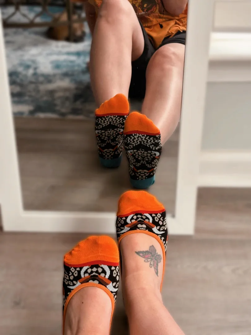 How do we feel about cute printed no shows  posted by VeiledVibe