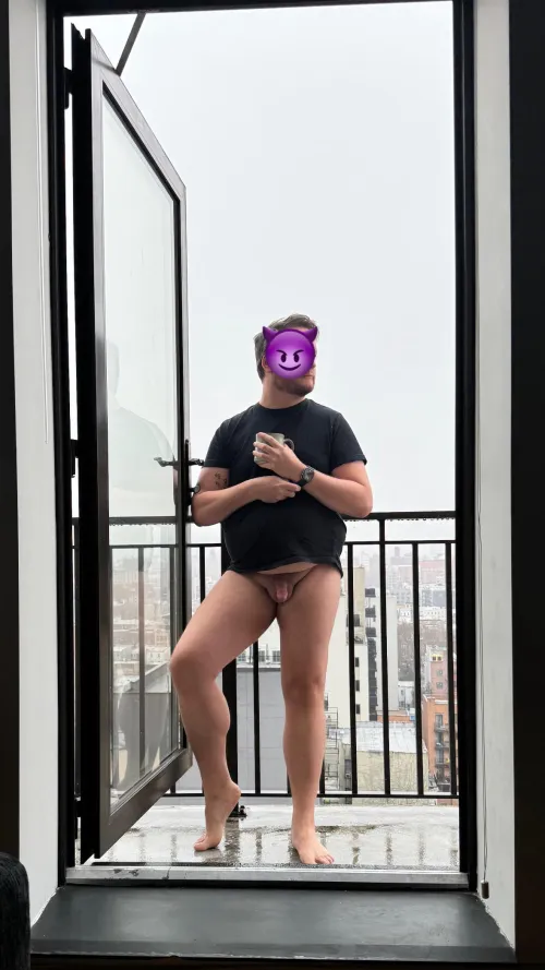 How do you guys like your Sunday morning coffee? I like to take mine on the balcony and with extra cream (36, NYC) by jacobean9898