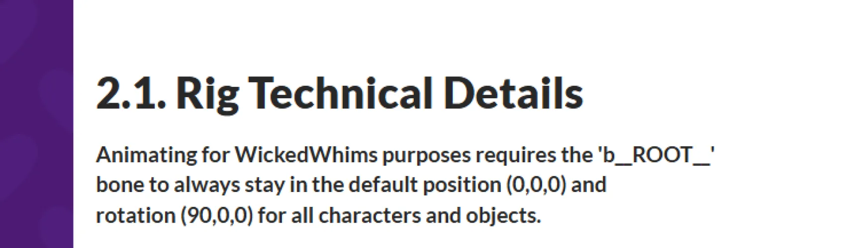 How do you make animations if b_ROOT can't move? I want to make more dancing animations, but I don't know what she could do besides twerk if b_ROOT can't move. Her legs could move but she would just be like dancing in place while standing. by sims-guy