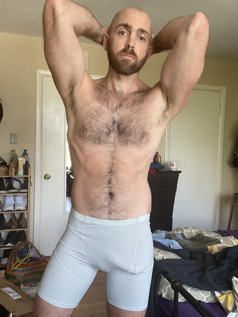 How does my cock outline look in these? posted by HawaiiHungBro