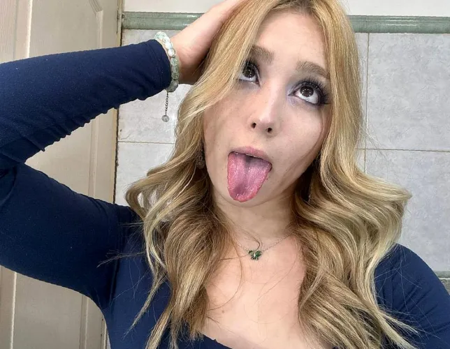 how I be looking begging for your warm cummies with my lil tongue out by Ben1993MM