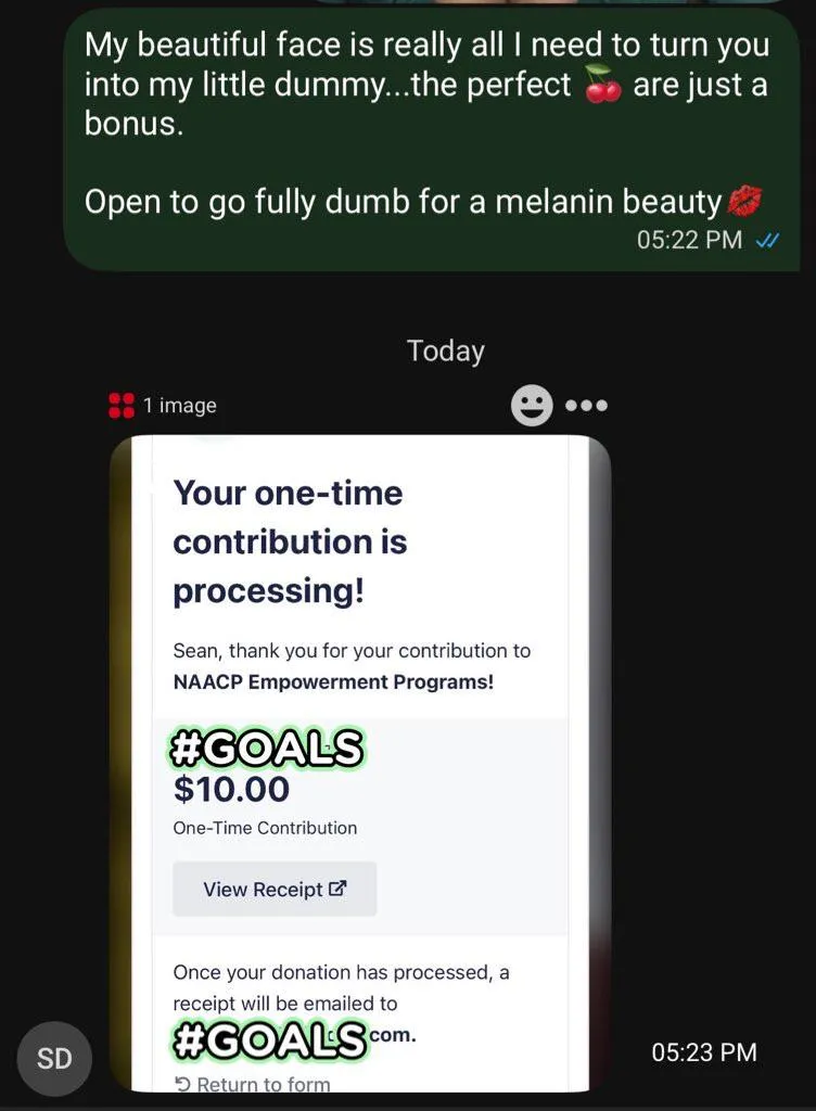 How I’ve been making white subs contribute this BHM! If you’re white…send $10-$100 to me and the NAACP. posted by pinktaxprincess