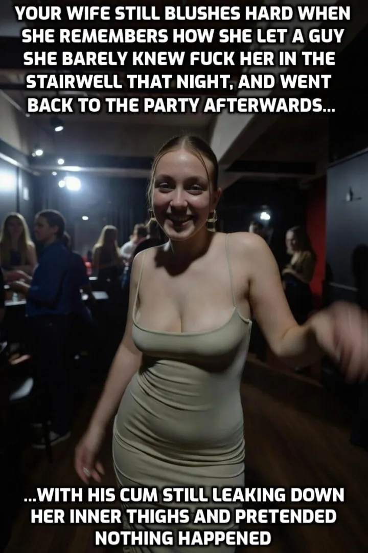 How many wives hide a quick stairwell fuck? posted by textfantasy