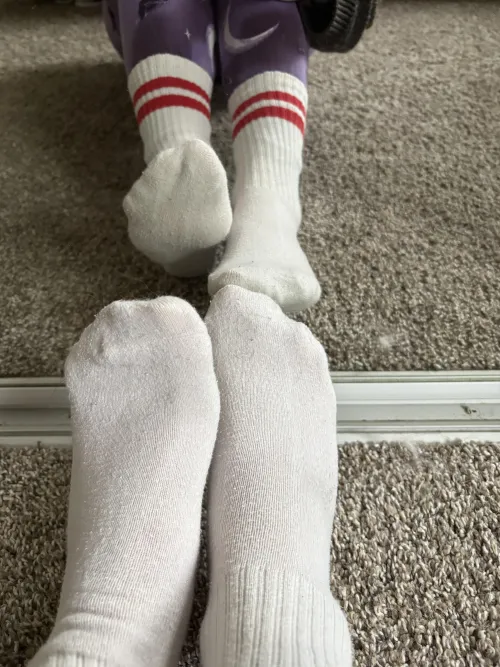 how much do you love white socks? by findom_queenbee