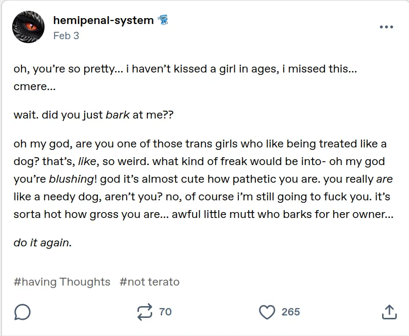 how terrible... do it again posted by loved_and_held