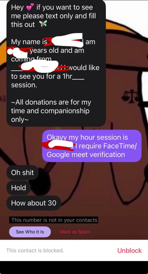 How to Get Blocked in 60 seconds(or less) by cynergyrecharged74