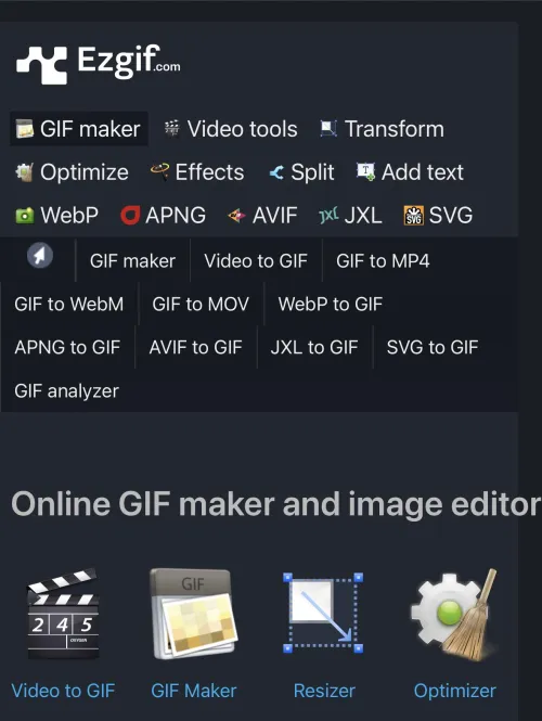How to Make GIFs on ezGIF.com by MOD-Here