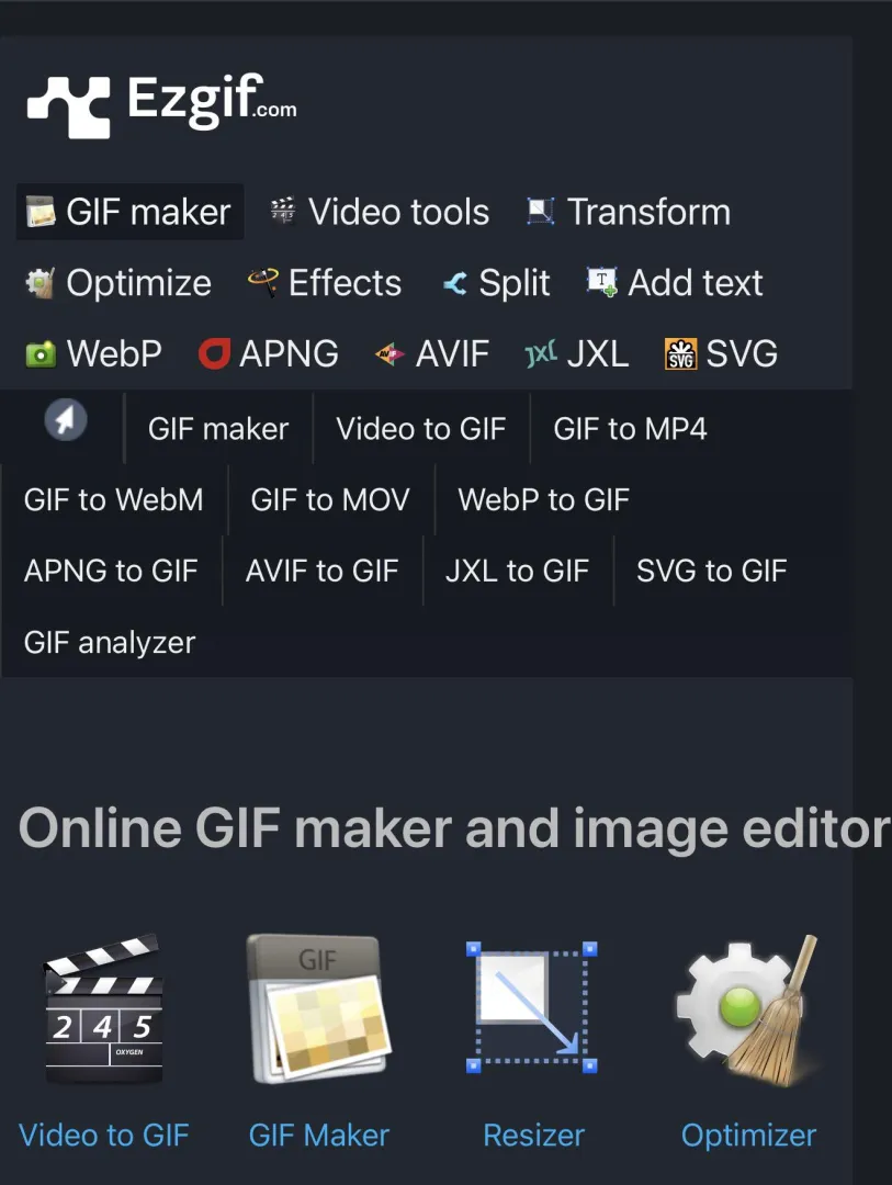 How to Make GIFs on ezGIF.com posted by MOD-Here