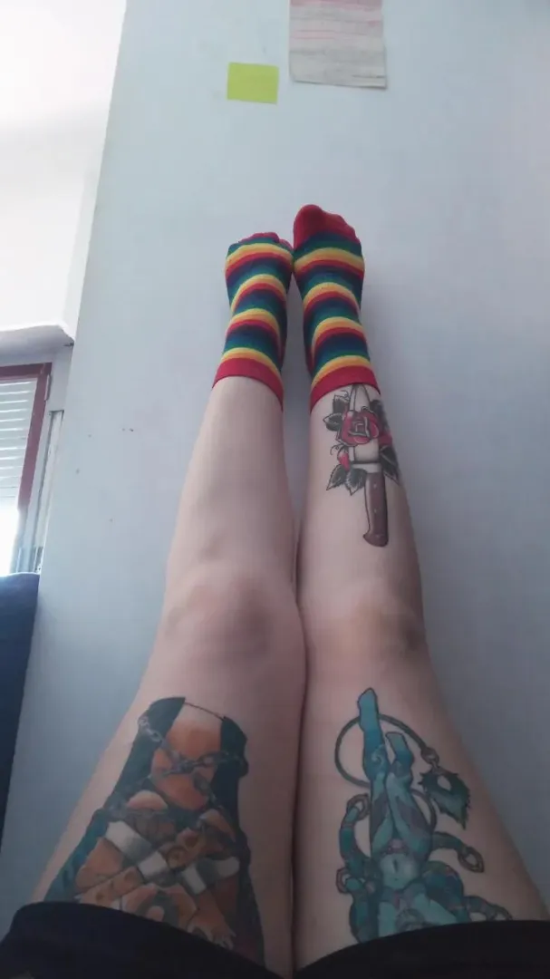 How well my socks fit my tattooed legs?  posted by Interesting_Face_962