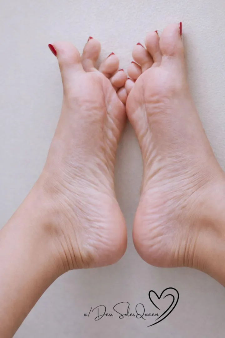How would you like to dedicate your paycheck to my feet?❤️ posted by DesiSolesQueen