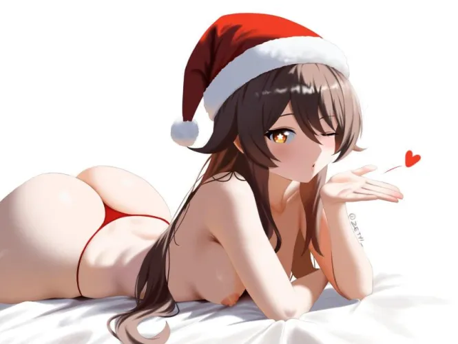 Hu Tao just chilling (zetyi) [Genshin Impact] by Chlebokluk