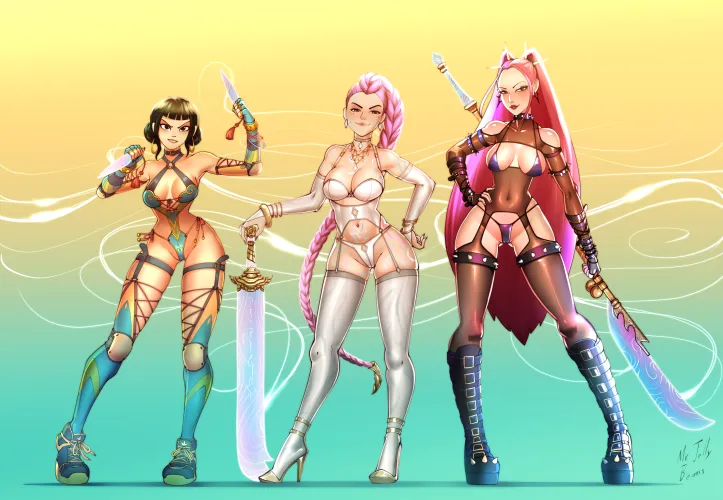 HUNTR/X Were Some Of The Biggest Stars Introduced Last Year, Now Assign Each A Role - 1 That Send You Nudes and Videos, 1 As Your Threatened By Blackmail Sex Slave, and 1 As Your Down For Anything Secret Girlfriend by spudz1203