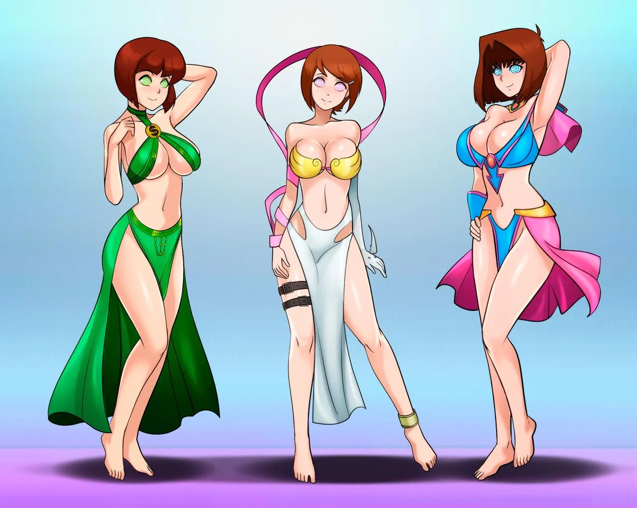 Hypnotized Cosplay Cuties posted by MontyJaq13