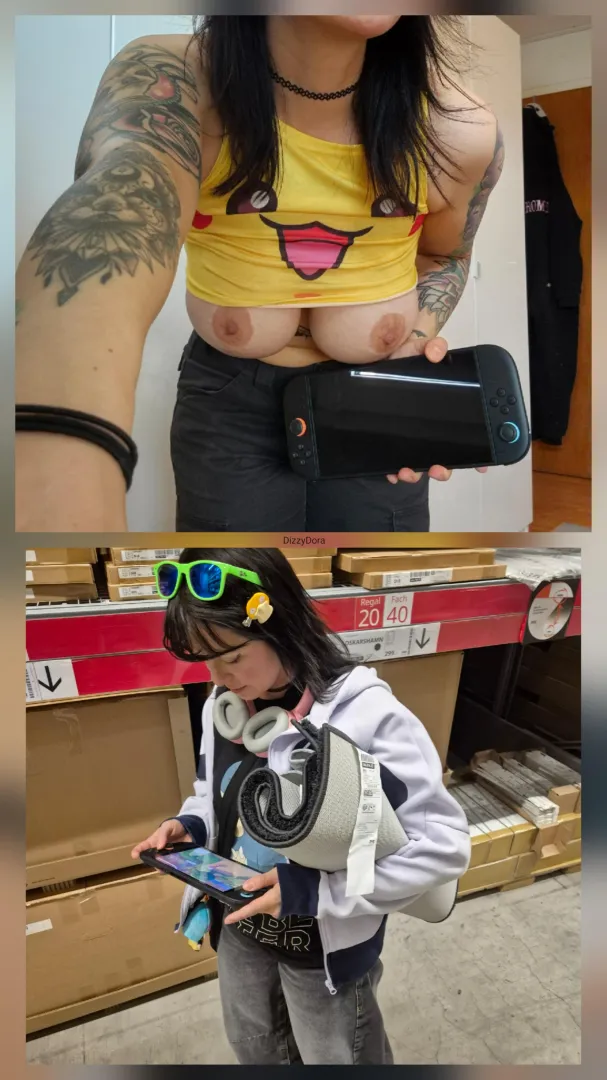 I also play when I go shopping lol posted by DizzyDora_