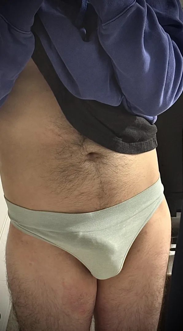 I always get so excited in my sister’s panties posted by SneakiPantyBoi