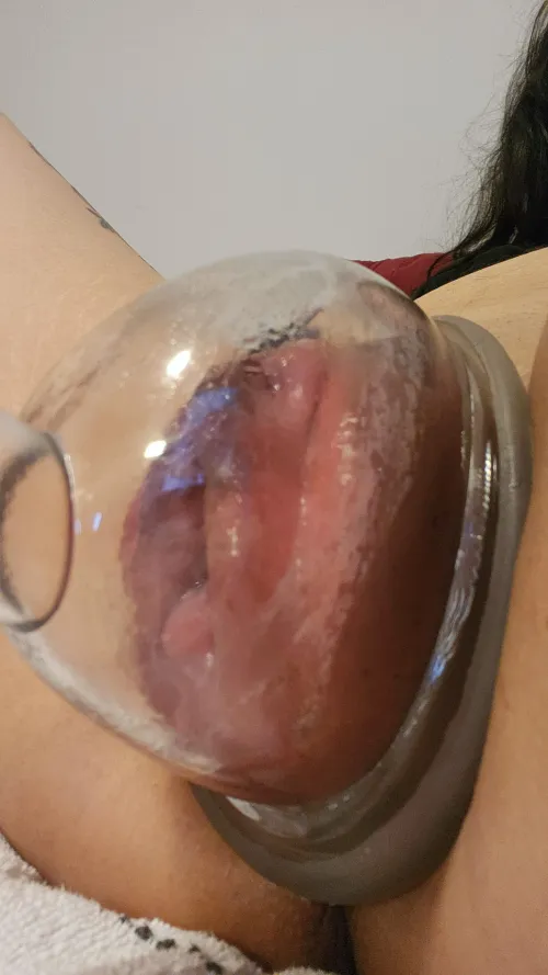 I always wish I could touch my pussy through the cup by bubblypussy