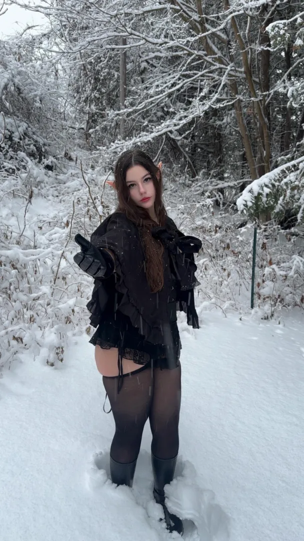 I am the sin hidden beneath snowfall. Touching me is a fantasy… belonging to me is a curse you’ll thank me for. ✨ posted by Meaaly26