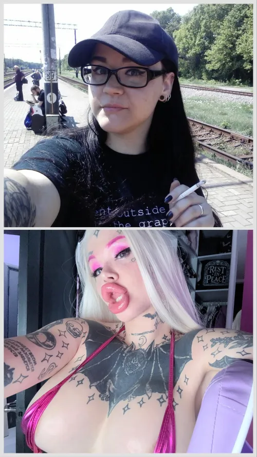 I barely can recognize myself Did my bimbofication go well? by nasty_bimbo