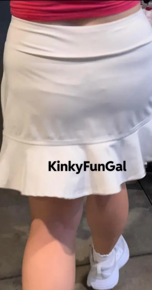 I bet that most of you in this subReddit would agree that panty line is only really count if you’re in public.  This is me in public. by KinkyFunGal