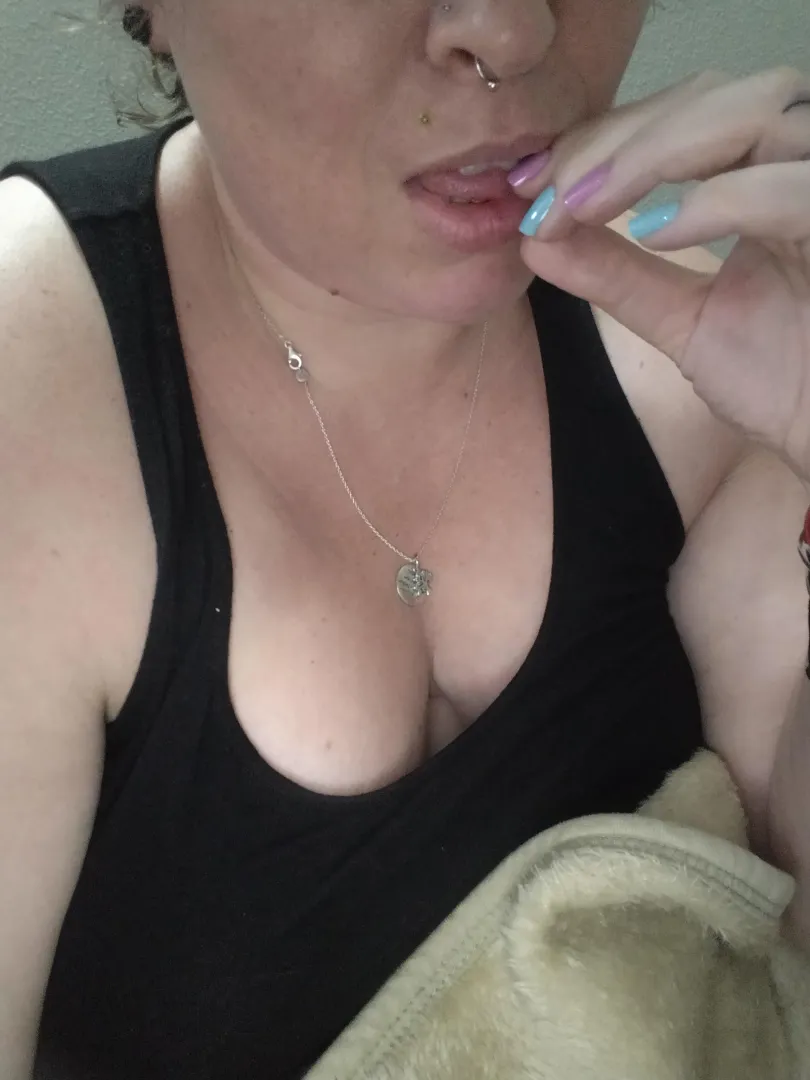 I bet you can't even tell I don't wear a bra posted by Rae-Swallows