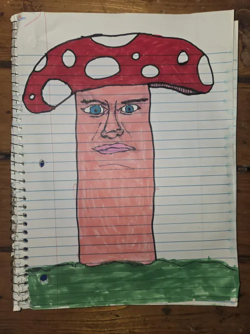 I call him the mushroom man by Traditional_Custard4