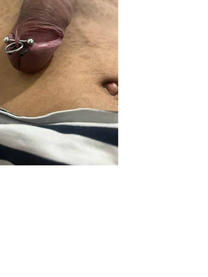 I can fit 3x 14g in my frenum. What size jewelry should I buy for it? I want a small barbell posted by bryannox