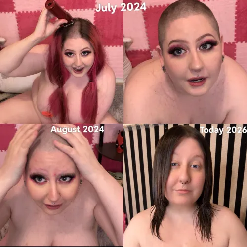 I can’t believe it’s been 2 years since I shaved my head! by Scarlets_Web