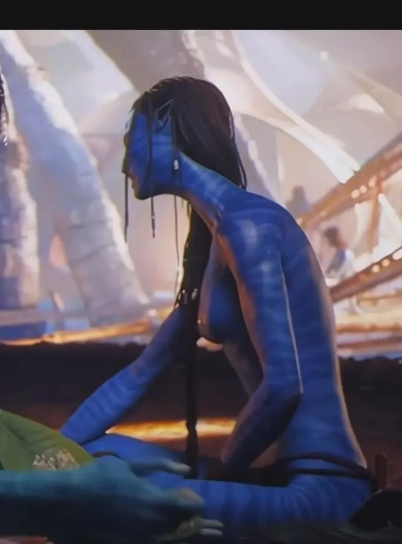 I can't believe they actually showed Neytiri topless in this scene in AFAA, it literally made me so hard  posted by LopsidedGas5993