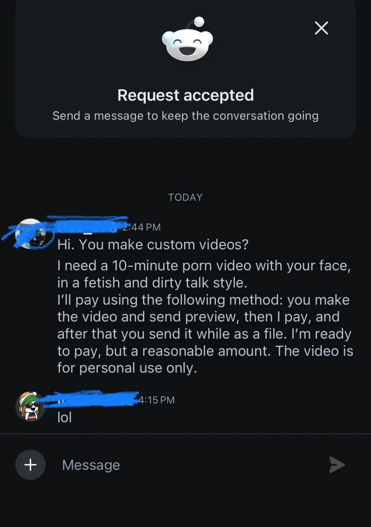 I don’t know if anyone falls for this. posted by itsJanelove