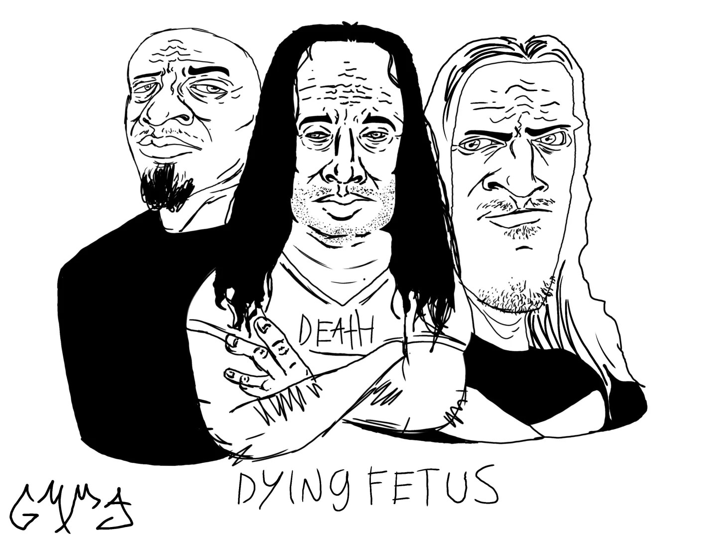 I drew dying fetus posted by Albert_fingers