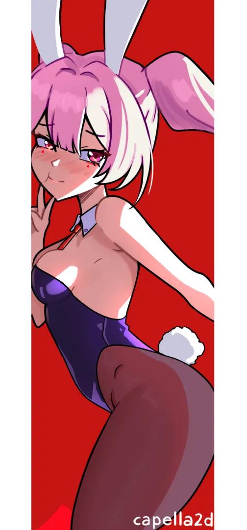 I drew Sparxie in a bunny outfit posted by Capella2D