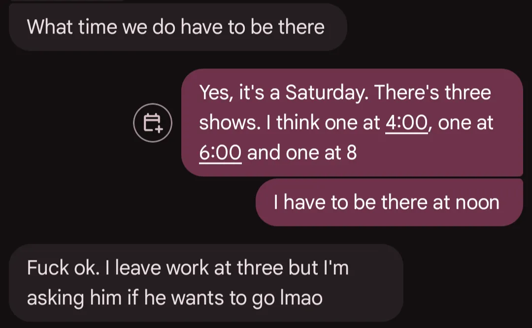 I encouraged my partner to invite a guy she chats with but never met to an event I'm working on Valentine's Day. I doubt she knows just how much fun I want her to have but I hope we're on the same page. posted by Accurate-Sign8112