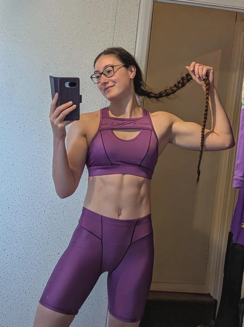 I feel like a superhero when I hit the mat in thia outfit posted by SirenSasha_336