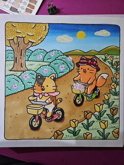 I finished my coloring by TrashPandaPrincess93