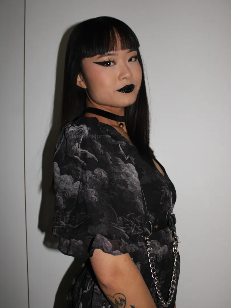 I got a lot of stares in this outfit… i wonder why lol posted by itsravynstorme