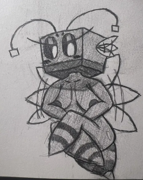 I Had the Urge to Draw a Bee Girl by Sketch-Gobbug
