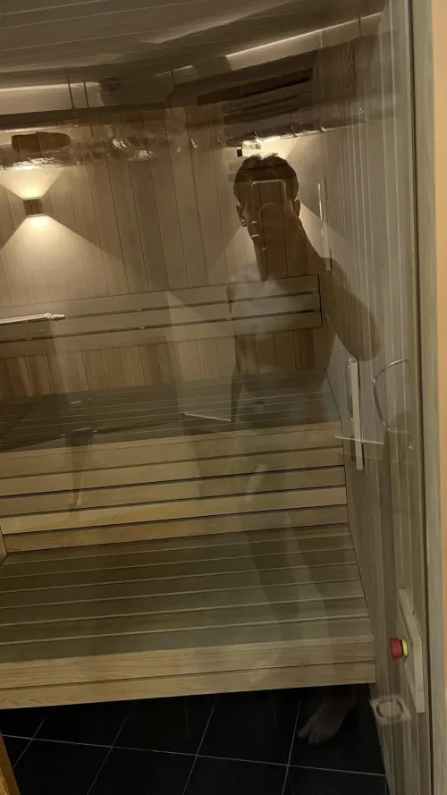 I hope you like a little tease - what happens in the sauna, stays in the sauna by traveling-paul