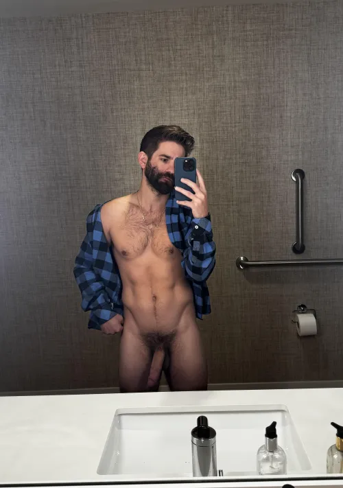 I just can't resist a mirror selfie in my naked figure by Unbeatable-Monkey081