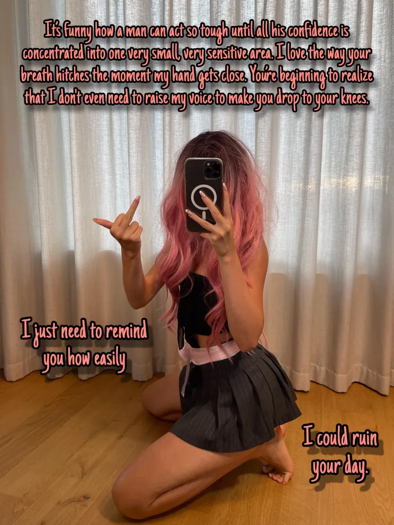 I just need to remind you how easily  I could ruin your day [Imagefap: princessdollmie] posted by PinkDolxo