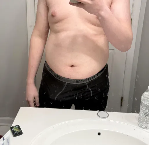 I just saw myself in the mirror by Red-dig-dug