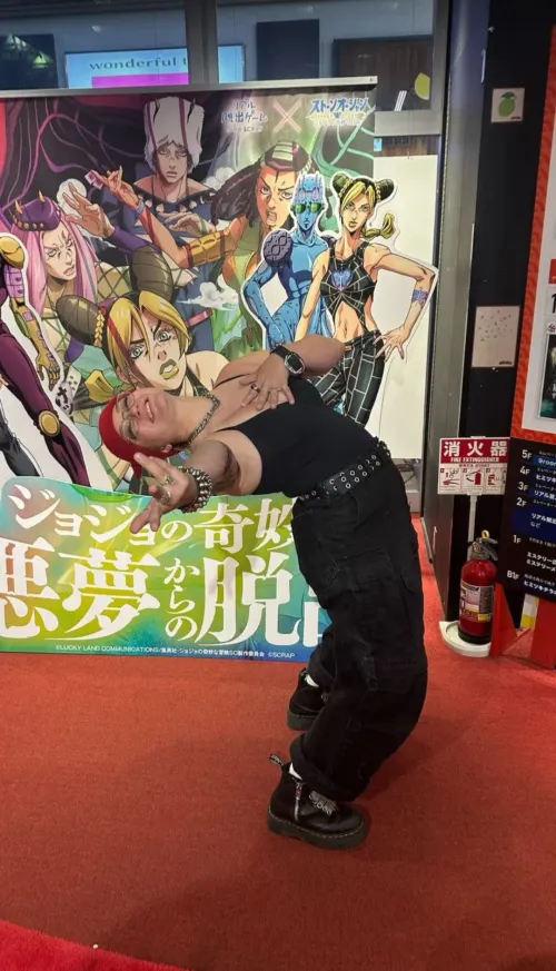 I know Emma Magnolia is Sexy as Hell but looks how cool & fun she is too! Hitting the JoJo Pose! by WorshipTheGoddesses5