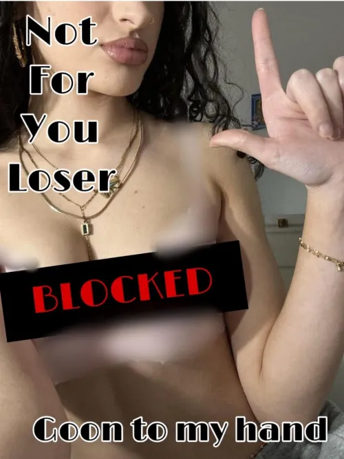 I know you're all alone for Valentine's Day, it's because of your little shrimp, tell me its size and Godess will give you the appropriate punishment. by Godess_444