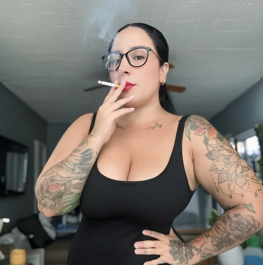 I light a cigarette slowly… I inhale deeply and exhale the smoke, looking straight at you. You know that every puff is for you. posted by Sol-Sol-Sol-Sol