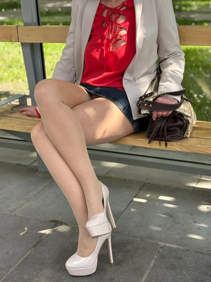 I like showing off my heels in public places posted by wife_on_display