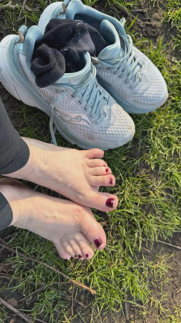 I like to get my feet out in the park posted by Ok_Version6168