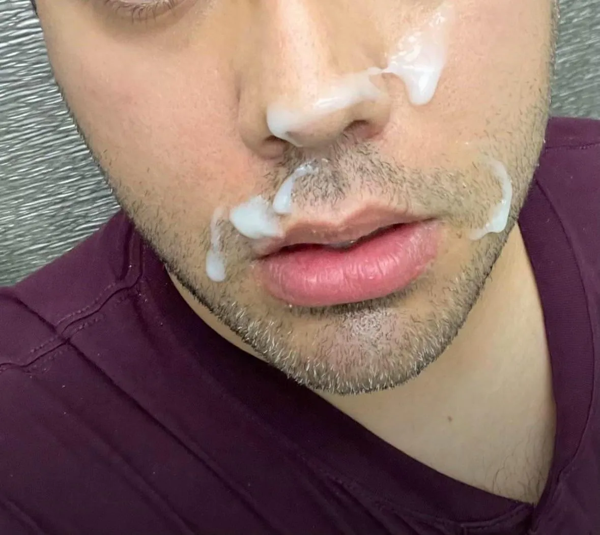 I love being covered with a coworker’s cum at work… glad I made it to the bathroom to lick it up without my boss seeing me posted by TaskComfortable8480
