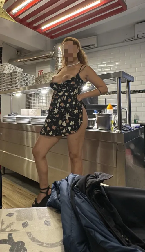 i love flashing everywhere by Greek-Hotwife-Melina