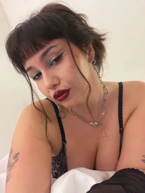 i love how obsessed everyone is with my red lips by demonkreator666